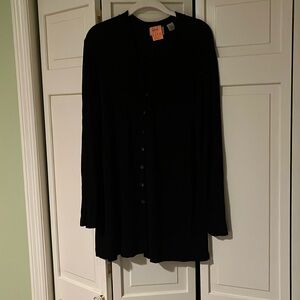 Black vintage Chicos women’s traveler blouse